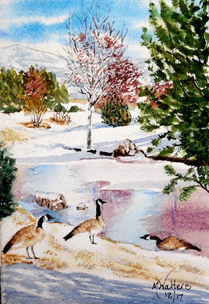 Winhaven Frozen Pond | Nevada Artists Association